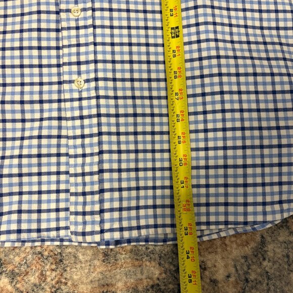 Ralph Lauren Polo Men's Blue/White Check L/S Button-Down Oxford Shirt 3XB Pony - Picture 10 of 10